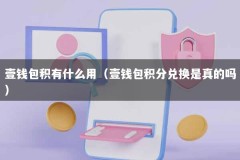 壹钱包积有什么用（壹钱包积分兑换是真的吗）