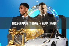 英超德甲意甲税收（意甲 税率）