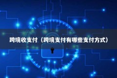 跨境收支付（跨境支付有哪些支付方式）